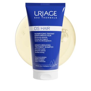 Uriage DS Hair Kerato-Reducing Регулиращ успокояващ шампоан за коса 150 мл