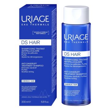 Uriage DS Hair Anti-Dandruff Почистващ и успокояващ шампоан против пърхот 200 мл