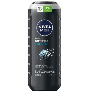 Nivea Men Rock Salts Душ-гел за мъже с каменна сол 500 мл