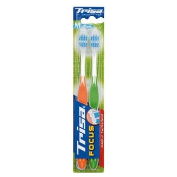 Trisa Focus Pro Clean Medium Четка за зъби 2 бр