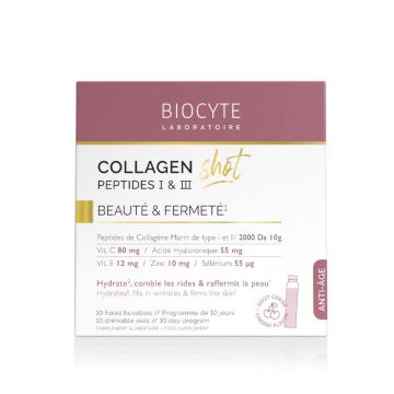 BIOCYTE COLLAGEN SHOT PEPTIDES I & III Колаген Шот Пептиди I & III х 10 бр.