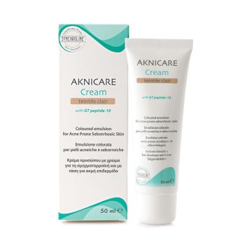 Synchroline Aknicare Оцветен крем за лице за лечение на акне, цвят Clair 50 мл