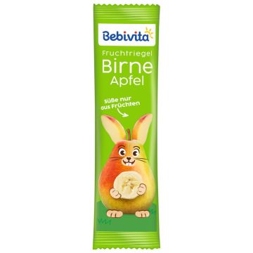 Bebivita Плодов бар ябълка и круша 12М+ 25 г
