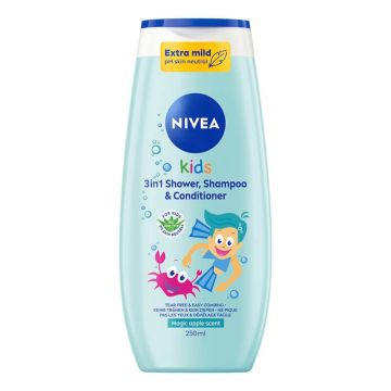 Nivea Kids 2в1 Душ-гел и шампоан за момчета 250 мл
