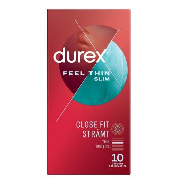 Durex Feel Thin Slim Fit презервативи 10 бр