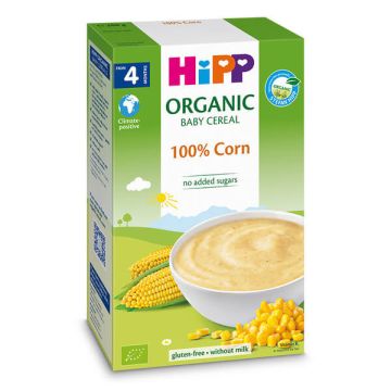 Hipp Био безмлечна инстантна каша 100% царевица 4М+ 200 г