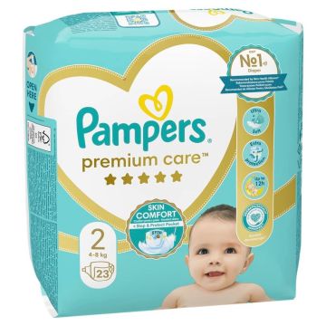Пелени Papmpers Premium Care Размер 2 Mini 23 бр