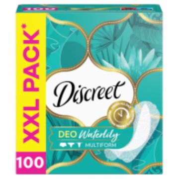 Discreet Deo Waterlily Ежедневни дамски превръзки водна лилия х 100 бр