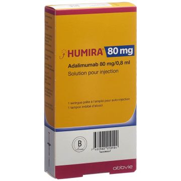 Хумира инжекционен разтвор 80 мг/0.8 мл 1 спринцовка х 0.8 мл Abbvie