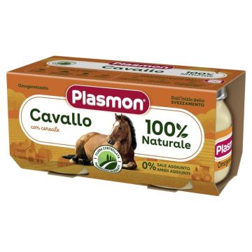 Plasmon Пюре от конско месо за деца 6М+ 80 гр 2 бр