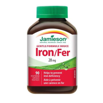 Jamieson Gentle Iron Желязо Комплекс 28 мг х 90 капсули