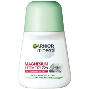 Garnier Mineral Magnesium Ultra Dry 72h Рол-он против изпотяване за жени 50 мл
