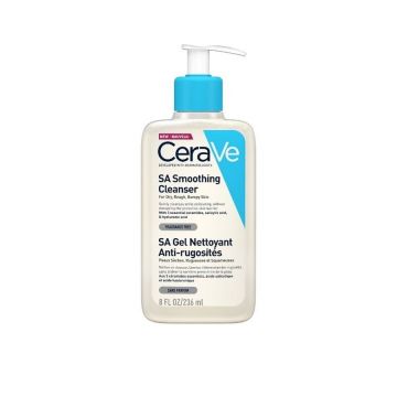 CeraVe SA Изглаждащ измиващ гел за суха и груба кожа 236 мл