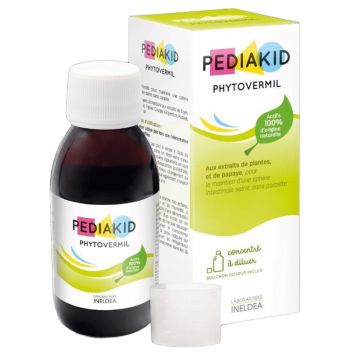 Pediakid Phytovermil Сироп за деца за поддържане на здрави черва без паразити 125 мл