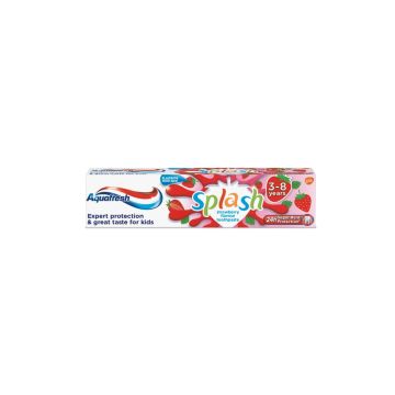 Aquafresh Splash Детска паста за зъби ягода 3-8 г 50 мл