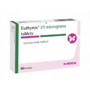Еутирокс 25 мкг х 90 таблетки Merck