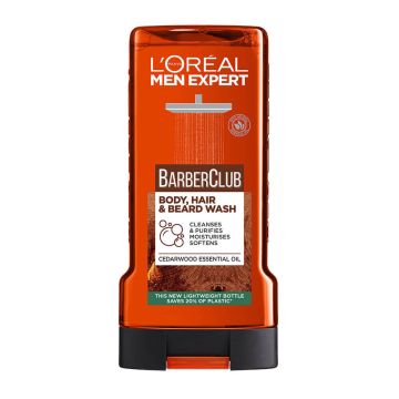 L’Oreal Men Expert Barber Club Мъжки душ-гел за тяло, коса и брада 300 мл