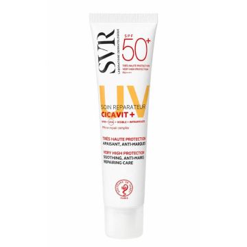 SVR Cicavit+ Успокояващ и възстановяващ крем за увредена и раздразнена кожа SPF50+ 40 мл