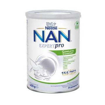 Nestle Nan Complete Comfort Expert Pro Хипоалергенно мляко за бебета с храносмилателни проблеми 0М+ 400 г