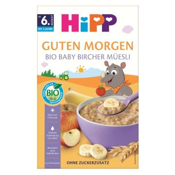 HiPP Baby Bircher Muesli Първо био мюсли на бебето 6М+ 250 гр