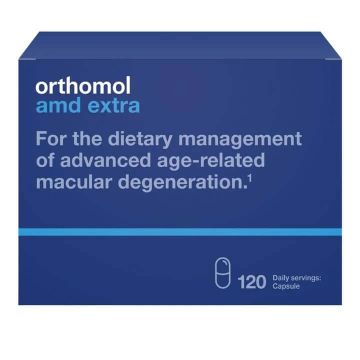 Orthomol AMD еxtra за напреднала Възрастова Дегенерация на Макулата x 120 капсули