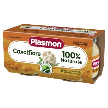 Plasmon Пюре от карфиол за деца 6М+ 80 г х 2 бр