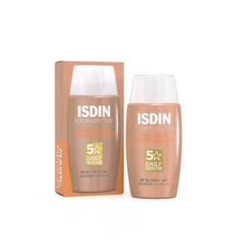 ISDIN Fotoprotector Fusion Water Слънцезащитен тониран флуид за лице SPF50 50 мл Medium