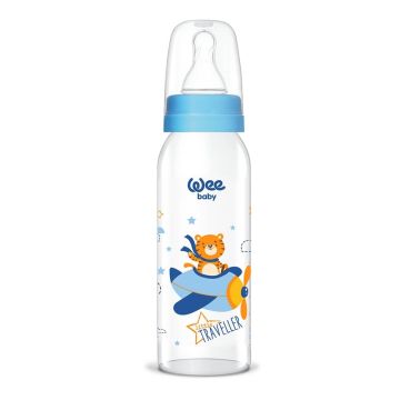 WEE BABY Термоустойчиво шише от олекотено стъкло №1 250 мл