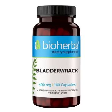 Bioherba Мехурчесто водорасло 400 мг x100 капсули 