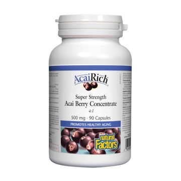 Natural Factors AcaiRich Акай 500 мг x 90 капсули