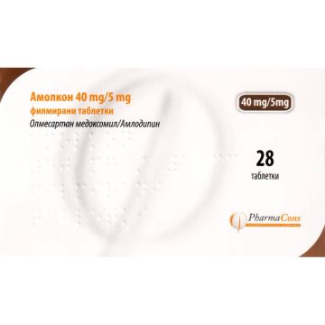 Амолкон 40 мг / 5 мг х 28 таблетки PharmaCons