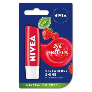 Nivea Балсам за устни с ягода 4.8 гр