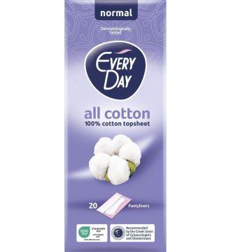 Everyday Normal All Cotton Ежедневни дамски превръзки х20 бр