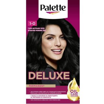 Palette Deluxe 1-0 Deep Natural Black Крем Боя Черно Schwarzkopf