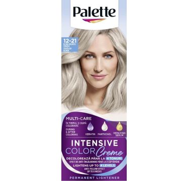 Palette Intensive Color Creme Дълготрайна крем боя за коса 12-21 Silver Ash Blonde