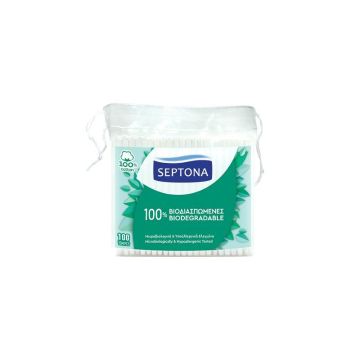 Septona Биоразградими клечки за уши плик х100 бр