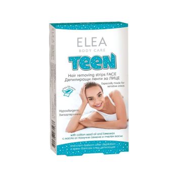Elea Teen Депилиращи ленти за лице x16 бр
