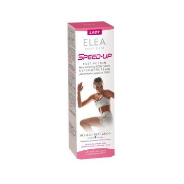 Elea Lady Speed-Up Бързодействащ депилиращ крем за тяло за жени 120 гр