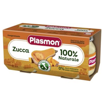Plasmon Пюре от тиква за деца 6М+ 80 г х 2 бр