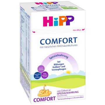 HiPP Comfort Специализирана храна за кърмачета при запек и колики 600 г