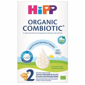 Hipp Organic Combiotic 2 Адаптирано мляко за малки деца 6M+ 300 г