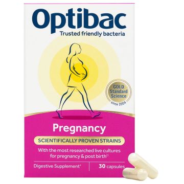OptiBac Probiotics Pregnacy Пробиотик при бременност 30 капсули