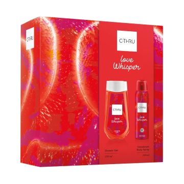 C-Thru Love Whisper Дезодорант спрей за жени 150 мл + C-Thru Love Whisper Душ гел за тяло 250 мл Комплект