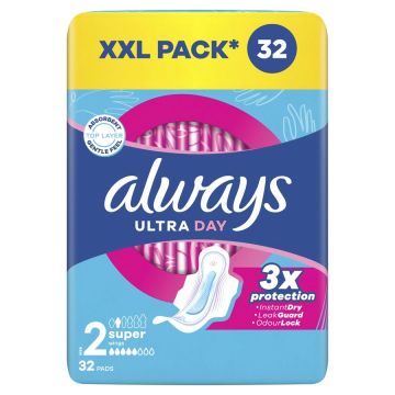 Always Ultra Day Дамски превръзки х 32 бр