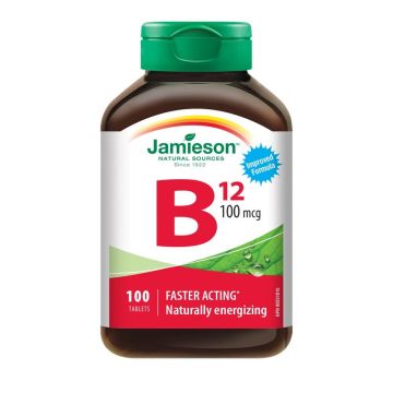 Jamieson Витамин В12 100 мг х 100 таблетки 