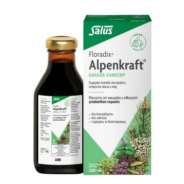 Floradix Alpenkraft Билков еликсир 250 мл Salus