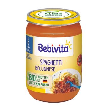 Bebivita Био пюре спагети болонезе 5М+ 190 гр