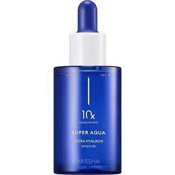Missha Super Aqua Ultra Hyalron Ampoule Хидратираща ампула с 10 вида хиалуронова киселина 47 мл