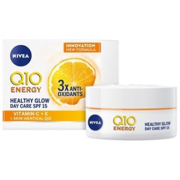 Nivea Q10 Energy Енергизиращ дневен крем против бръчки 50 мл