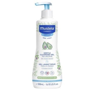 Mustela Нежен Измиващ гел за коса и тяло 500 мл